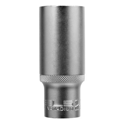 Головка торцевая удлиненная, 24 мм, шестигранная, CrV, под квадрат 1/2 Stels Головка торцевая удлиненная, 24 мм, шестигранная, CrV, под квадрат 1/2 Stels