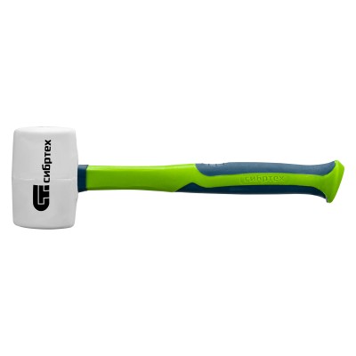 Киянка резиновая, 680 г, белая резина, фибергласовая рукоятка Сибртех Киянка резиновая, 680 г, белая резина, фибергласовая рукоятка Сибртех