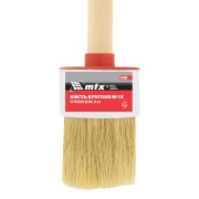 Кисть круглая №18 (60 мм) натуральная щетина, деревянная ручка MTX