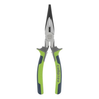 Длинногубцы прямые 200 мм, фосфатирование, трехкомпонентные рукоятки Сибртех Длинногубцы прямые 200 мм, фосфатирование, трехкомпонентные рукоятки Сибртех