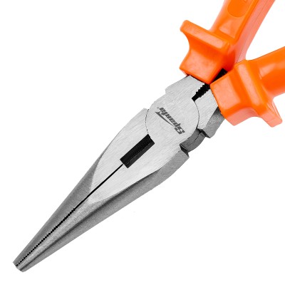 Длинногубцы прямые Classic, 180 мм, шлифованные, пластмассовые рукоятки Sparta Длинногубцы прямые Classic, 180 мм, шлифованные, пластмассовые рукоятки Sparta