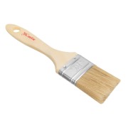 Кисть плоская "Евро" 1.5", натуральная щетина, деревянная ручка MTX