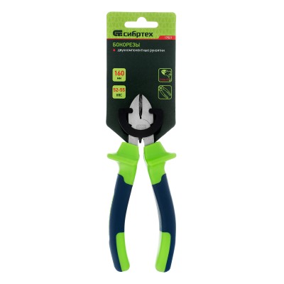 Бокорезы, 160 мм, двухкомпонентные рукоятки Сибртех Бокорезы, 160 мм, двухкомпонентные рукоятки Сибртех