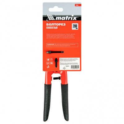 Болторез компактный, 200 мм - 8", Cr-V // Matrix Болторез компактный, 200 мм - 8", Cr-V // Matrix