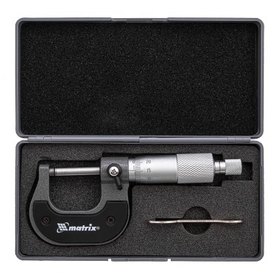 Микрометр механический,0-25 мм Matrix Микрометр механический,0-25 мм Matrix