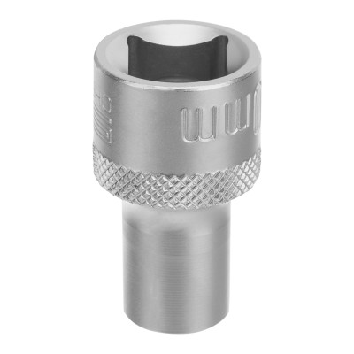 Головка торцевая, 10 мм, двенадцатигранная, CrV, под квадрат 1/2, хромированная Stels Головка торцевая, 10 мм, двенадцатигранная, CrV, под квадрат 1/2, хромированная Stels