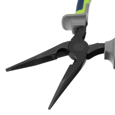 Длинногубцы прямые 200 мм, фосфатирование, трехкомпонентные рукоятки Сибртех Длинногубцы прямые 200 мм, фосфатирование, трехкомпонентные рукоятки Сибртех