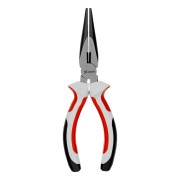 Длинногубцы прямые Premium, 180 мм, трехкомпонентные рукоятки Matrix