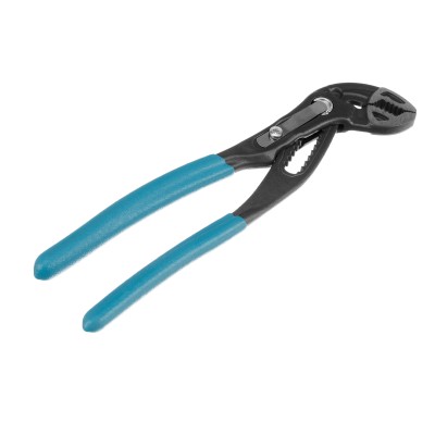 Клещи переставные, кнопочный механизм, обливные рукоятки, 180 мм Gross Клещи переставные, кнопочный механизм, обливные рукоятки, 180 мм Gross