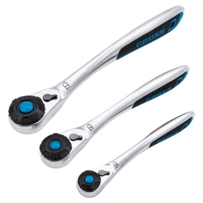 Набор инструментов 216 предметов, 120 зубьев, CrV 1/2", 3/8", 1/4" Gross Набор инструментов 216 предметов, 120 зубьев, CrV 1/2", 3/8", 1/4" Gross