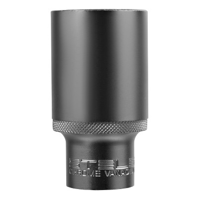 Головка торцевая удлиненная, 30 мм, шестигранная, CrV, под квадрат 1/2 Stels Головка торцевая удлиненная, 30 мм, шестигранная, CrV, под квадрат 1/2 Stels