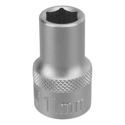 Головка торцевая, 11 мм, шестигранная, CrV, под квадрат 1/2 Stels Головка торцевая, 11 мм, шестигранная, CrV, под квадрат 1/2 Stels
