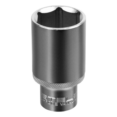 Головка торцевая удлиненная, 30 мм, шестигранная, CrV, под квадрат 1/2 Stels Головка торцевая удлиненная, 30 мм, шестигранная, CrV, под квадрат 1/2 Stels