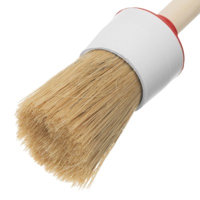 Кисть круглая № 8 (35 мм) натуральная щетина, деревянная ручка MTX Кисть круглая № 8 (35 мм) натуральная щетина, деревянная ручка MTX