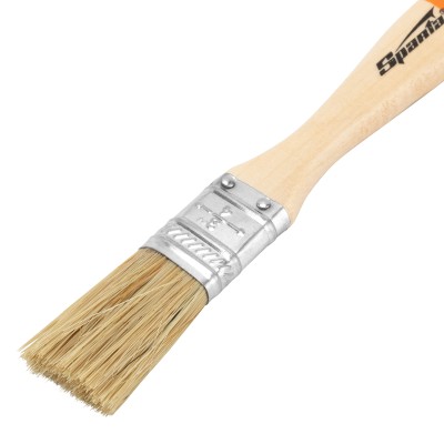 Кисть плоская Slimline 3/4" (20 мм) натуральная щетина, деревянная ручка Sparta Кисть плоская Slimline 3/4" (20 мм) натуральная щетина, деревянная ручка Sparta