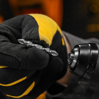 Бита двухсторонняя, PH2-PZ2 х 45 мм, сталь S2, 10 шт. Denzel Бита двухсторонняя, PH2-PZ2 х 45 мм, сталь S2, 10 шт. Denzel