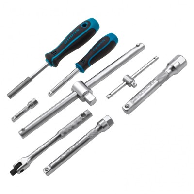 Набор инструментов 216 предметов, 120 зубьев, CrV 1/2", 3/8", 1/4" Gross Набор инструментов 216 предметов, 120 зубьев, CrV 1/2", 3/8", 1/4" Gross