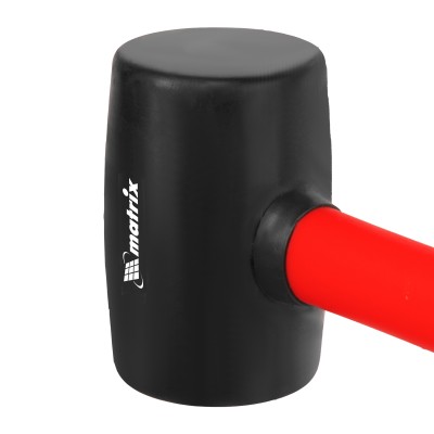 Киянка резиновая, 450 г, черная резина, фибергласовая рукоятка Matrix Киянка резиновая, 450 г, черная резина, фибергласовая рукоятка Matrix