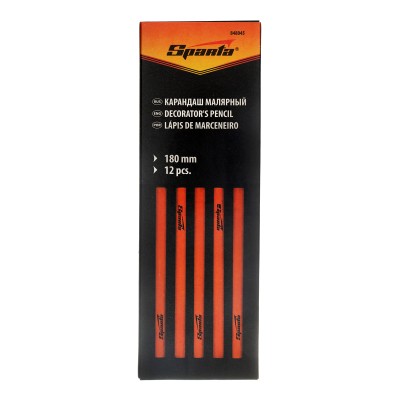 Карандаш малярный, 180 мм, в упаковке 12 шт, Sparta Карандаш малярный, 180 мм, в упаковке 12 шт, Sparta