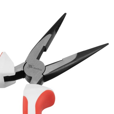 Длинногубцы прямые Premium, 200 мм, трехкомпонентные рукоятки Matrix Длинногубцы прямые Premium, 200 мм, трехкомпонентные рукоятки Matrix