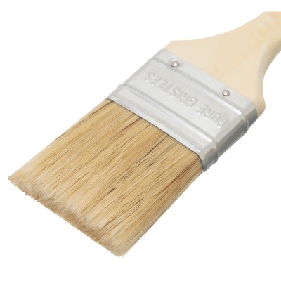 Кисть плоская "Евро" 2", натуральная щетина, деревянная ручка MTX Кисть плоская "Евро" 2", натуральная щетина, деревянная ручка MTX
