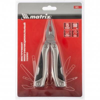 Трансформер, 15 функций, авторазжим, в чехле, 160 мм Matrix Трансформер, 15 функций, авторазжим, в чехле, 160 мм Matrix