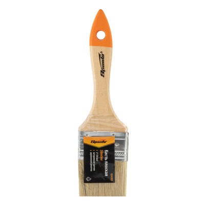 Кисть плоская Slimline 2" (50 мм) натуральная щетина, деревянная ручка Sparta Кисть плоская Slimline 2" (50 мм) натуральная щетина, деревянная ручка Sparta