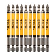 Бита PH2х90, сталь S2, цилиндр., 10 шт. Е 6,3 Denzel