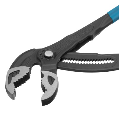 Клещи переставные, кнопочный механизм, обливные рукоятки, 400 мм Gross Клещи переставные, кнопочный механизм, обливные рукоятки, 400 мм Gross