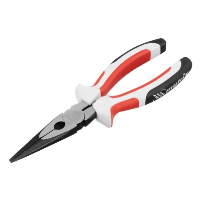 Длинногубцы прямые Premium, 200 мм, трехкомпонентные рукоятки Matrix Длинногубцы прямые Premium, 200 мм, трехкомпонентные рукоятки Matrix