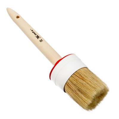 Кисть круглая №20 (65 мм) натуральная щетина, деревянная ручка MTX Кисть круглая №20 (65 мм) натуральная щетина, деревянная ручка MTX