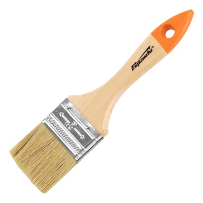 Кисть плоская Slimline 2" (50 мм) натуральная щетина, деревянная ручка Sparta Кисть плоская Slimline 2" (50 мм) натуральная щетина, деревянная ручка Sparta