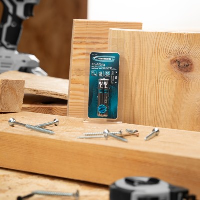 Бита Torx 30х50мм, сталь S2, шестигр., 2 шт. Gross Бита Torx 30х50мм, сталь S2, шестигр., 2 шт. Gross
