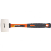 Киянка резиновая, 225 г, белая резина, фибергласовая рукоятка Sparta