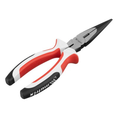 Длинногубцы прямые Premium, 200 мм, трехкомпонентные рукоятки Matrix Длинногубцы прямые Premium, 200 мм, трехкомпонентные рукоятки Matrix