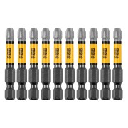 Бита IMPACT, PH3x50 мм, лазерная обработка шлица, сталь S2, 10 шт., Е 6,3 Denzel