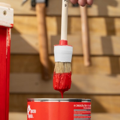 Кисть круглая № 6 (30 мм) натуральная щетина, деревянная ручка MTX Кисть круглая № 6 (30 мм) натуральная щетина, деревянная ручка MTX