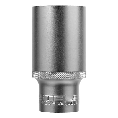 Головка торцевая удлиненная, 32 мм, шестигранная, CrV, под квадрат 1/2 Stels Головка торцевая удлиненная, 32 мм, шестигранная, CrV, под квадрат 1/2 Stels