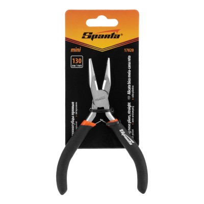 Длинногубцы прямые Mini, 130 мм, никелированные, авторазжим Sparta Длинногубцы прямые Mini, 130 мм, никелированные, авторазжим Sparta