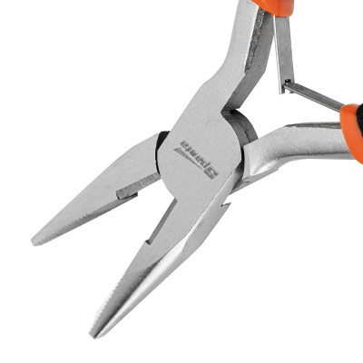 Длинногубцы прямые Mini, 130 мм, никелированные, авторазжим Sparta Длинногубцы прямые Mini, 130 мм, никелированные, авторазжим Sparta