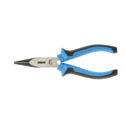 Длинногубцы прямые 160 мм, хром-ванадий, двухкомпонентные рукоятки Барс Длинногубцы прямые 160 мм, хром-ванадий, двухкомпонентные рукоятки Барс