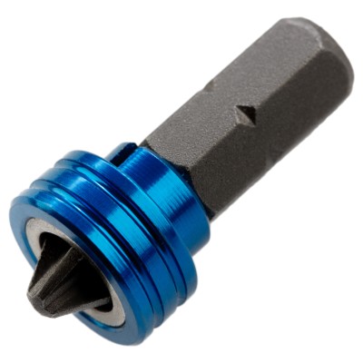 Бита PH2 x 25 мм с ограничителем и магнитом, для ГКЛ, S2 Gross Бита PH2 x 25 мм с ограничителем и магнитом, для ГКЛ, S2 Gross