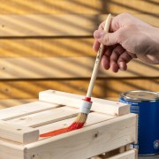 Кисть круглая № 2 (20 мм) натуральная щетина, деревянная ручка MTX