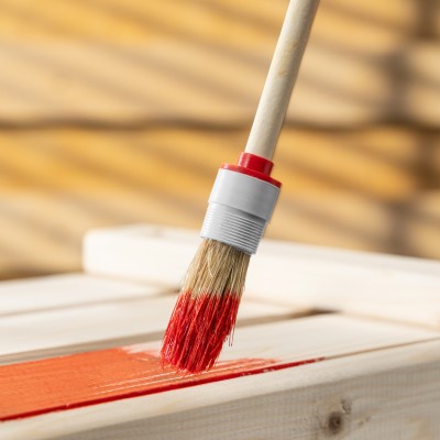 Кисть круглая № 2 (20 мм) натуральная щетина, деревянная ручка MTX Кисть круглая № 2 (20 мм) натуральная щетина, деревянная ручка MTX