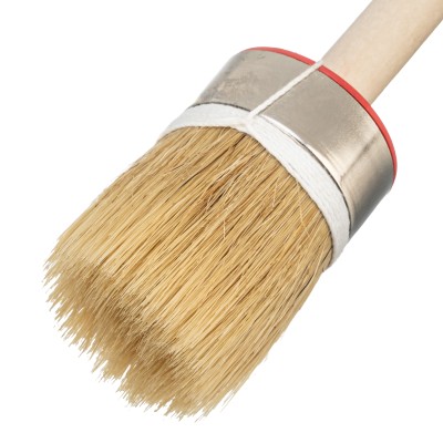 Кисть круглая, Профи №12 (45 мм) натуральная щетина, деревянная ручка MTX Кисть круглая, Профи №12 (45 мм) натуральная щетина, деревянная ручка MTX