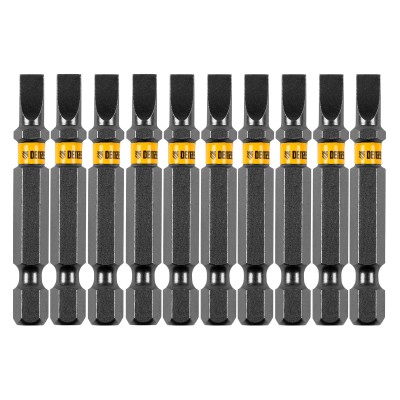 Бита SL5,0х50, сталь S2, шестигранный профиль, 10 шт. Е 6,3 Denzel Бита SL5,0х50, сталь S2, шестигранный профиль, 10 шт. Е 6,3 Denzel