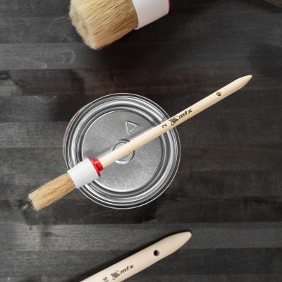 Кисть круглая № 2 (20 мм) натуральная щетина, деревянная ручка MTX Кисть круглая № 2 (20 мм) натуральная щетина, деревянная ручка MTX