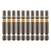 Бита HEX 5х50, сталь S2, шестигранный профиль, 10 шт. Е 6,3 Denzel