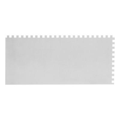 Гладилка стальная, 280 х 130 мм, зеркальная полировка, пластмассовая ручка, зуб 6 х 6 мм Matrix Гладилка стальная, 280 х 130 мм, зеркальная полировка, пластмассовая ручка, зуб 6 х 6 мм Matrix