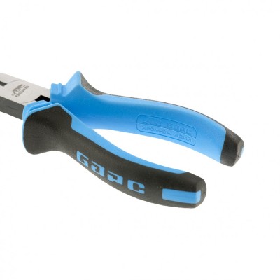 Длинногубцы прямые 160 мм, хром-ванадий, двухкомпонентные рукоятки Барс Длинногубцы прямые 160 мм, хром-ванадий, двухкомпонентные рукоятки Барс